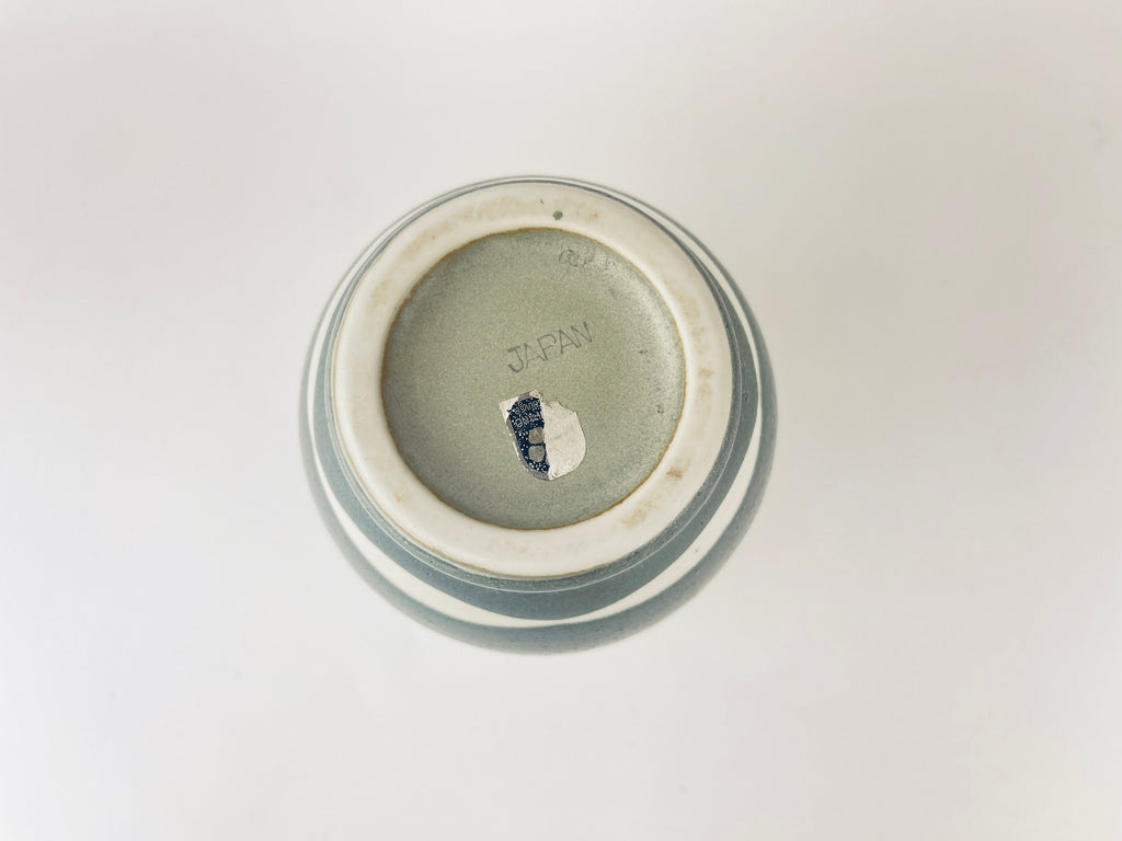 Product image for 'vintage handpainted grey swirl ceramic vase otagiri made in japan' (view 52b481)