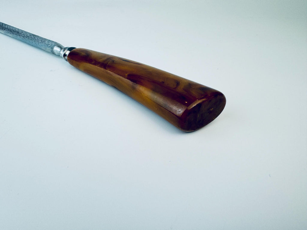 Product image for 'vintage forged steel sheffield bakelite knife sharpener made in england' (view 3cd9d7)