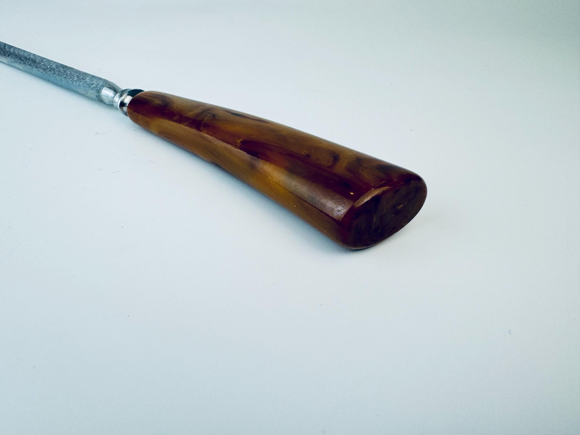 Product image for 'vintage forged steel sheffield bakelite knife sharpener made in england' (view 3cd9d7)