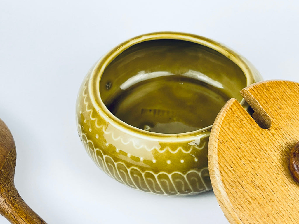 Product image for 'vintage continental condiment table set oil vinegar salt pepper dip fork spoon utensils' (view 6398d4)