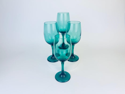 Product image for 'vintage juniper green libbey wine glasses sets sold separately' (view d42eda)