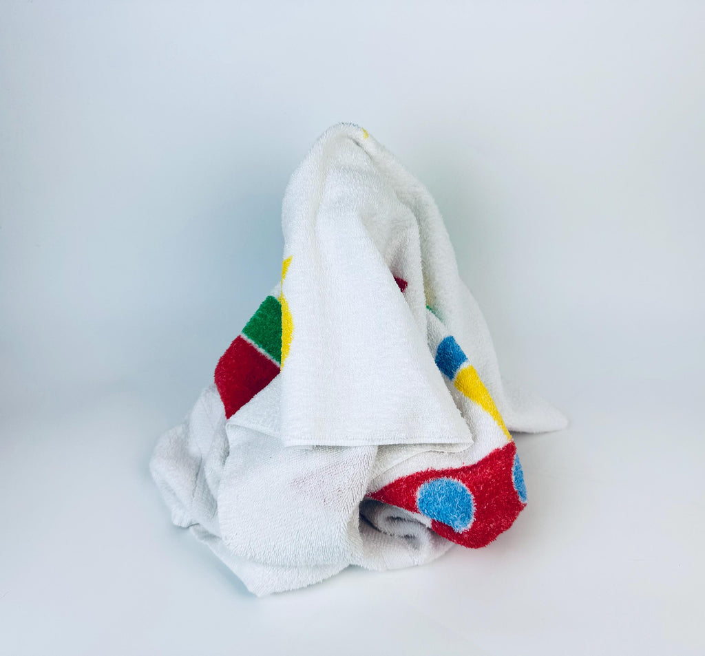 Product image for 'vintage caldwell boat fish nautical themed childrens kids bath towel made in canada sold separately' (view aba2ff)