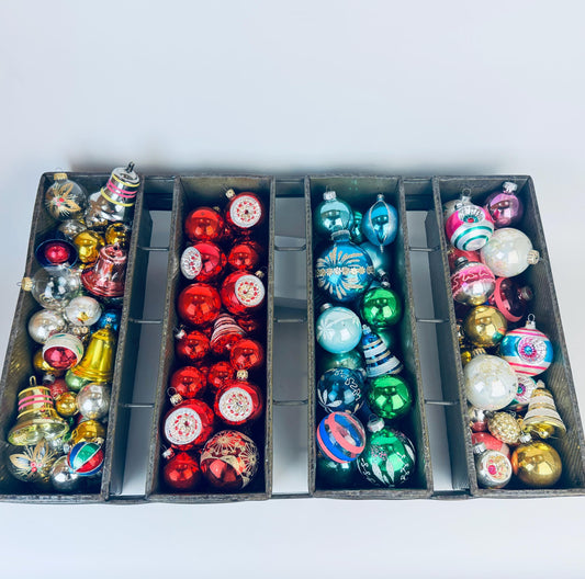 Product image for 'vintage assorted glass christmas tree ornaments sets sold separately' (view 9e5460)