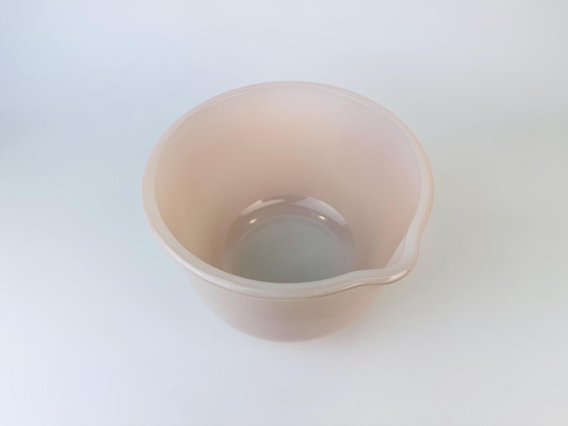 Product image for 'vintage rare 1950s pink glasbake mixing bowl for sunbeam mixmaster made in usa' (view 331693)