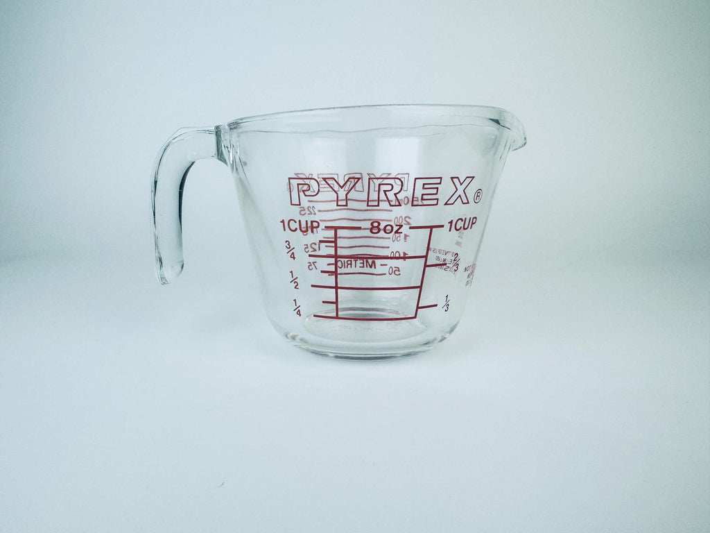 Product image for 'vintage pyrex 508 glass measuring cup 1 cup 250 ml metric imperial system made in usa' (view 9cbc79)