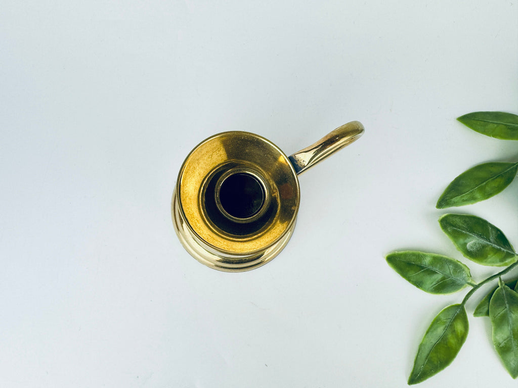 Product image for 'vintage small brass watering pitcher indoor plant waterer attractive aged metal patina' (view d3c2ee)