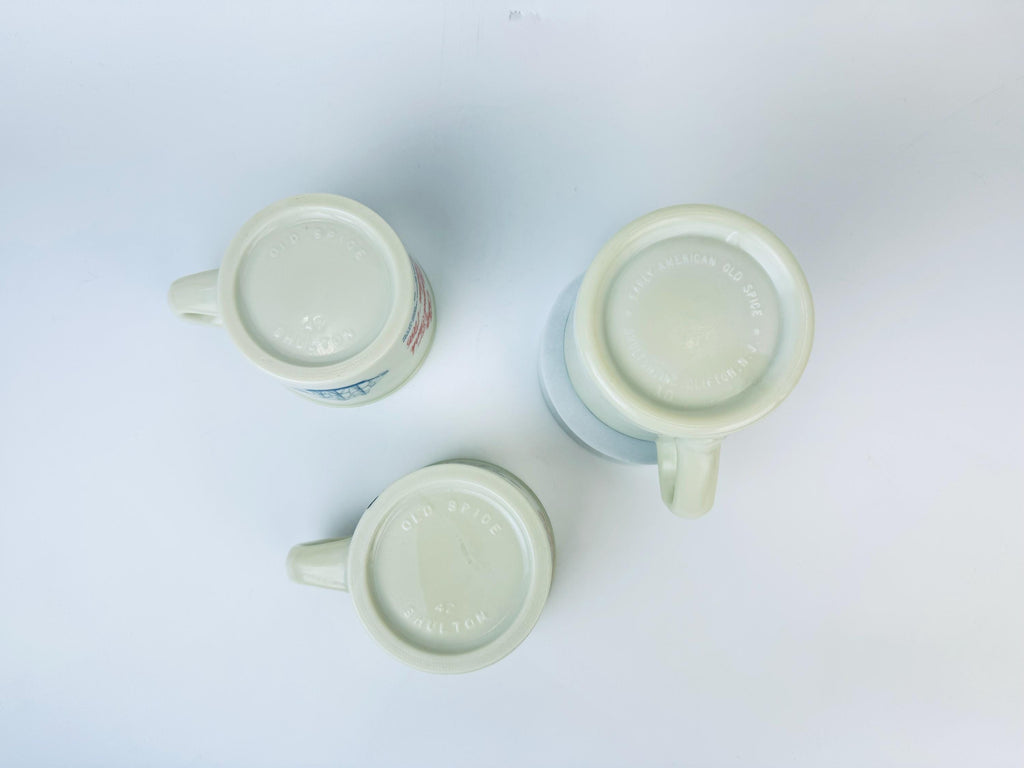 Product image for 'vintage old spice glass shaving cup mug ship grand turk salem 1786 shulton' (view 1d33e7)