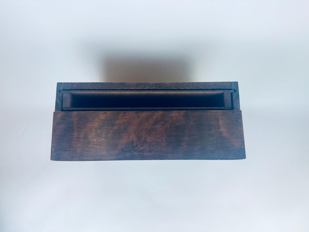 Product image for 'vintage mid century baribocraft wood dispenser 1960s wall mount foil wax paper towel holder rustic canadian kitchen organizer' (view d9cc3c)