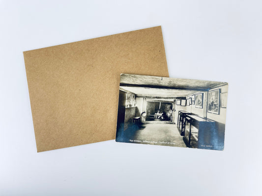 Product image for 'vintage the kitchen postcard miltons cottage chalfont st giles coles walford black white' (view 51599f)
