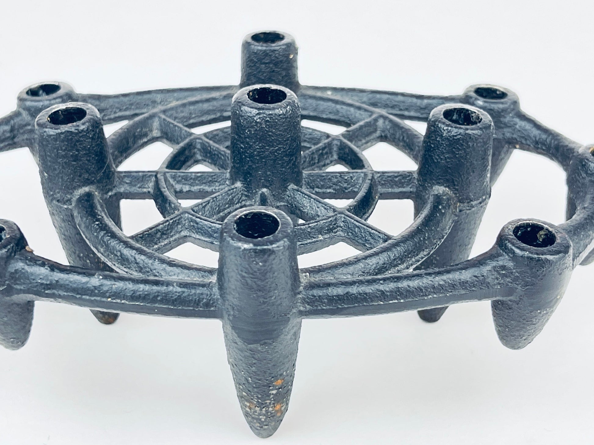 Product image for 'vintage japanese cast iron 11 taper candle holder mid century modern elegance' (view 5bef6b)