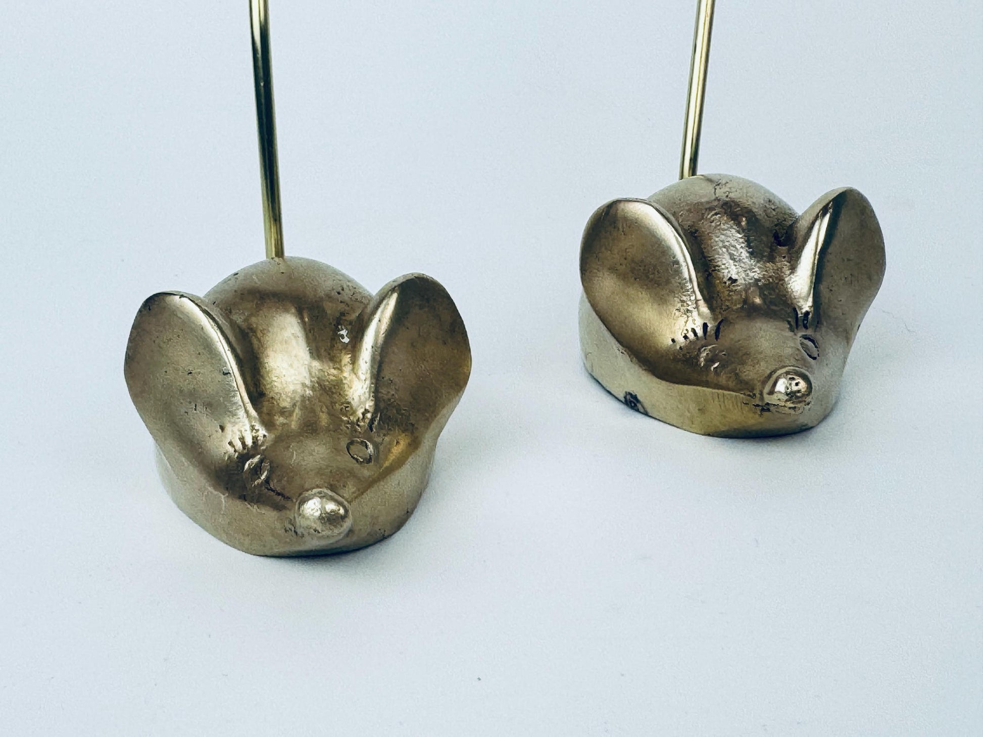 Product image for 'vintage brass mice jewellery holder set of two 2' (view f5e077)