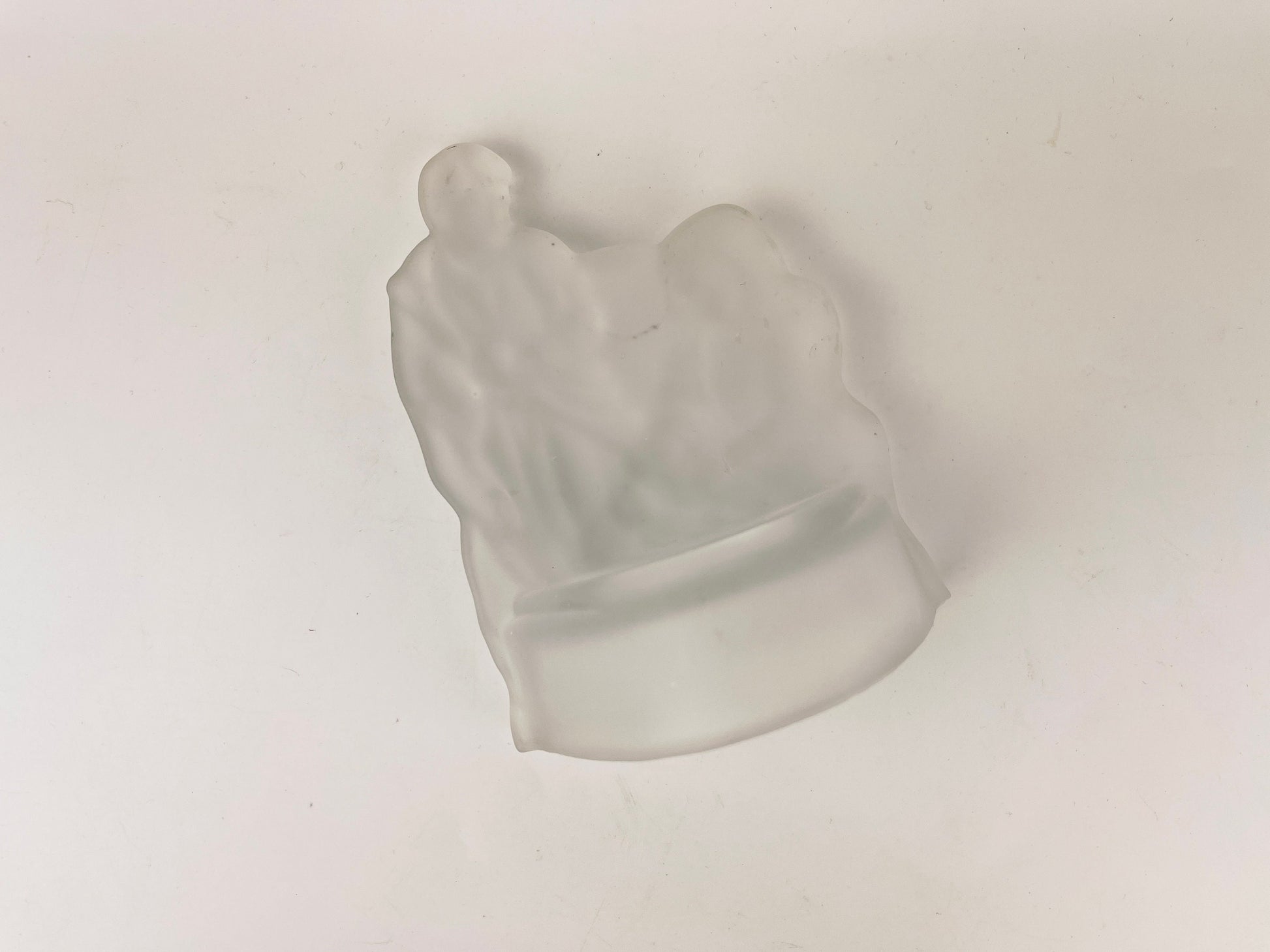 Product image for 'vintage frosted glass christmas votive candleholder mary joseph jesus nativity scene' (view f1a63a)