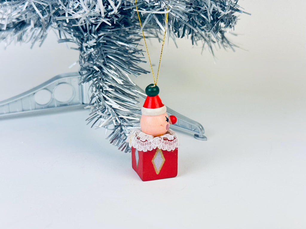 Product image for 'vintage hand painted wooden christmas tree ornaments sets sold separately' (view d23e76)