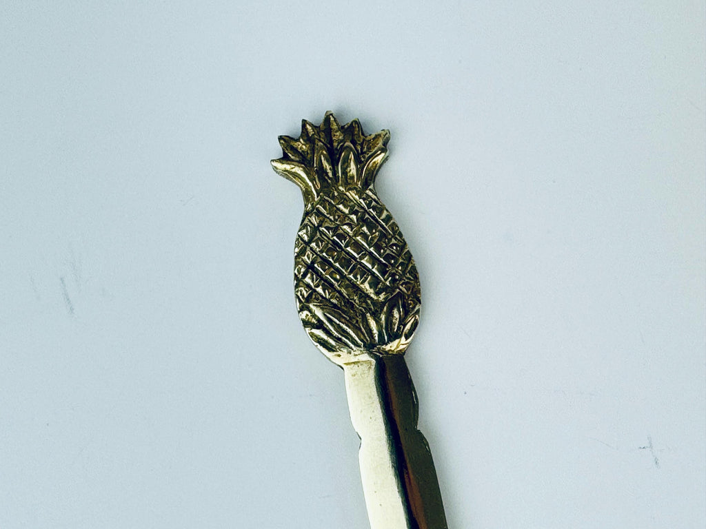 Product image for 'vintage solid brass pineapple music note letter opener sold separately' (view e091ba)