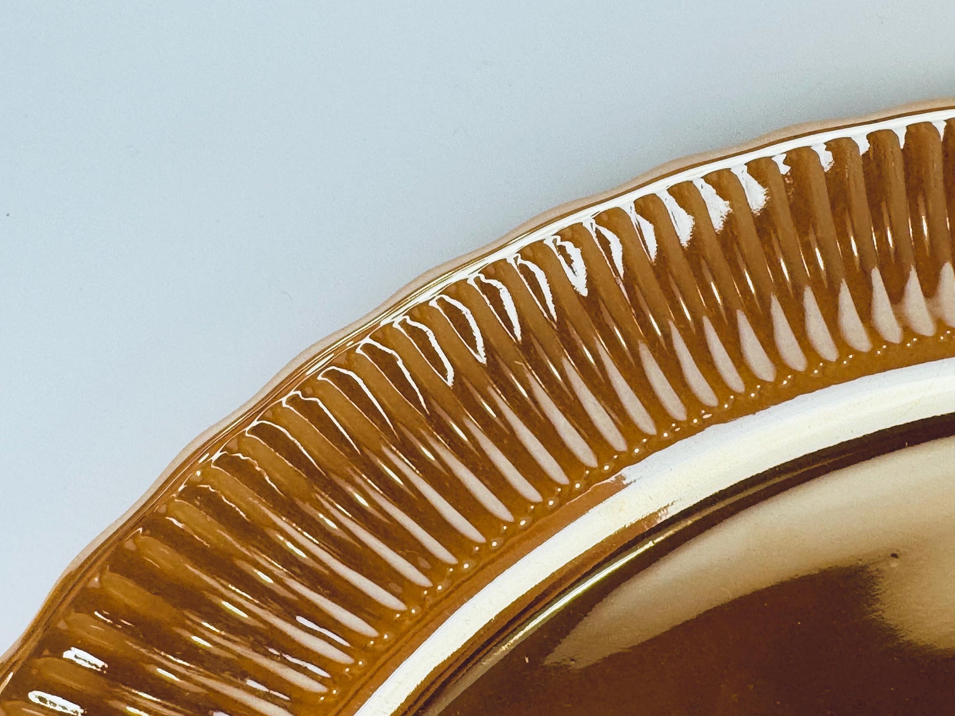 Product image for 'vintage peach lustreware 13 oval serving platter anchor hocking fire king made in usa' (view 347455)