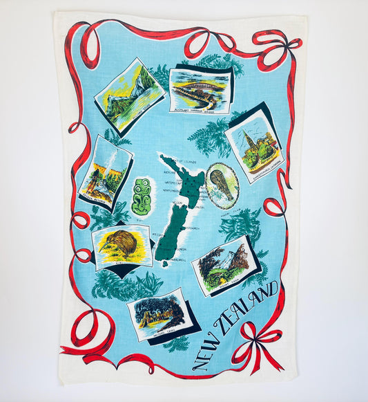 Product image for 'vintage new zealand linen kitchen tea towel new zealand souvenir' (view 93dc92)