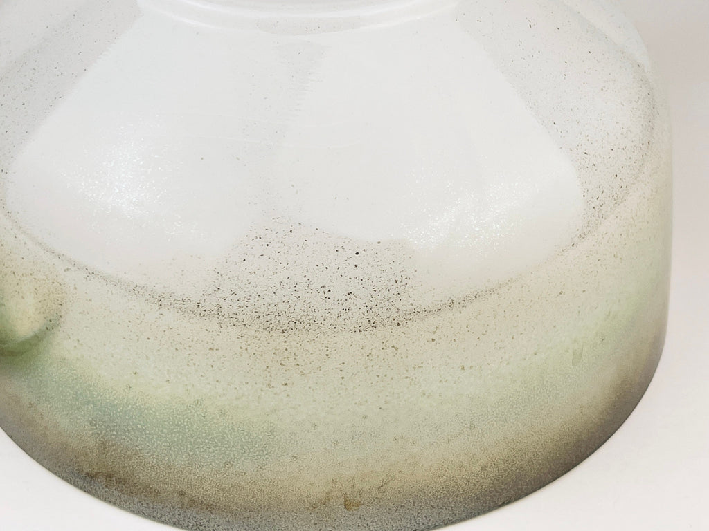 Product image for 'vintage mesa moss federal glass serving bowl ombre turquoise brown heat proof usa' (view c0b7ea)