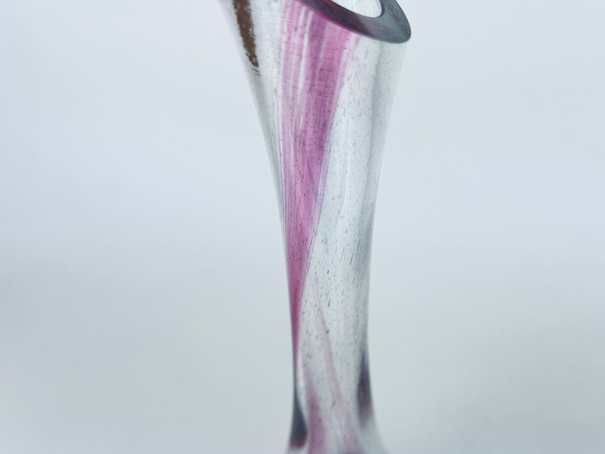 Product image for 'vintage kreativ rocno delo pink bubble crystal vase handmade in rogaska' (view 5958fa)