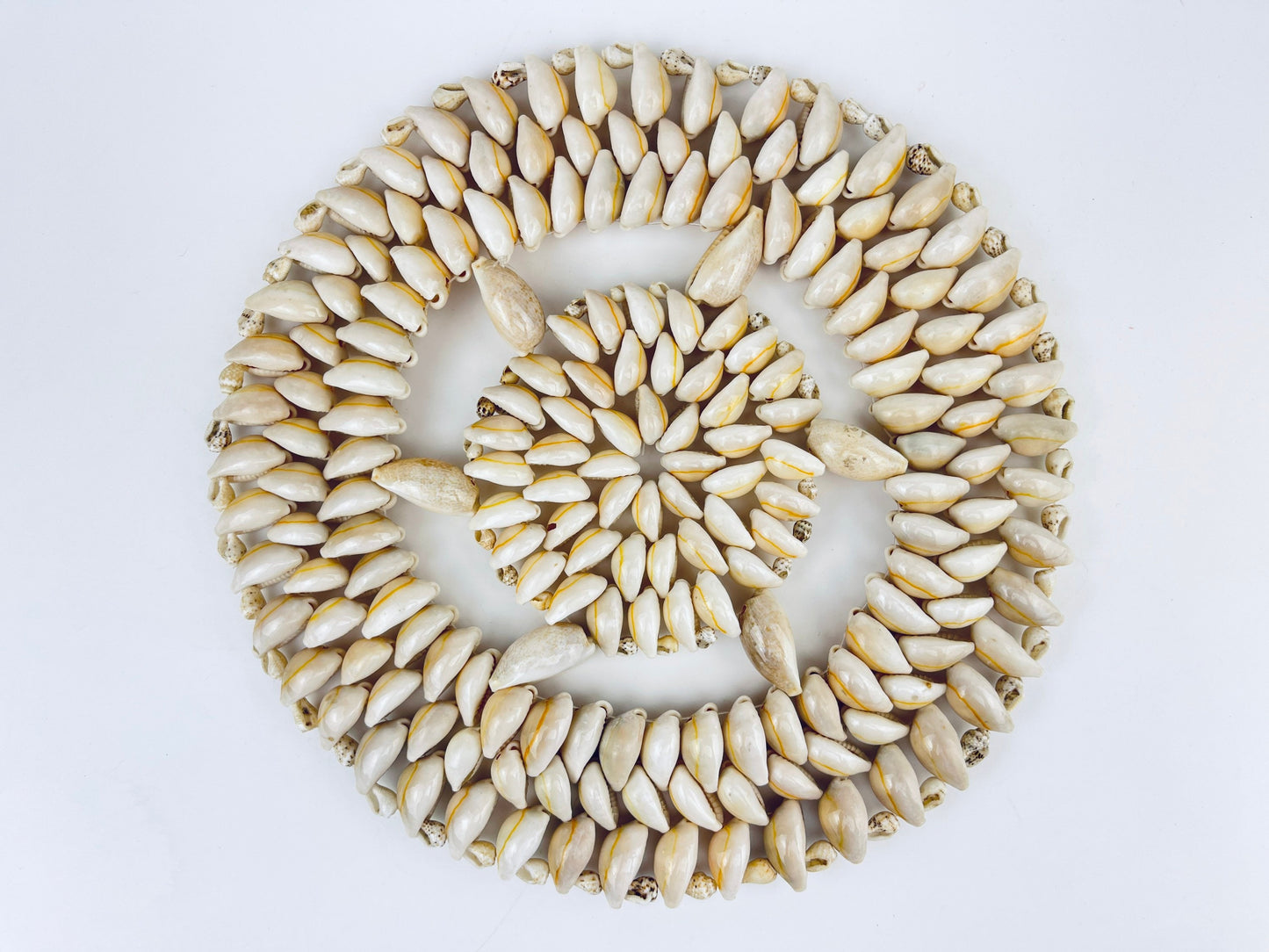 Product image for 'vintage sea shell circular trivet 9 plant coaster' (view 7f95cf)