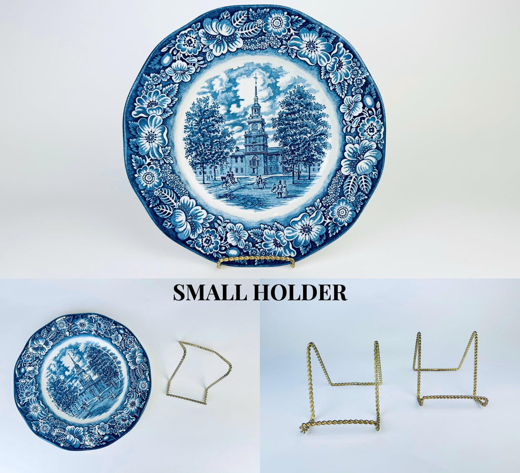 Product image for 'vintage twisted gold metal easel picture sheet music plate holder sold separately' (view 23fab9)