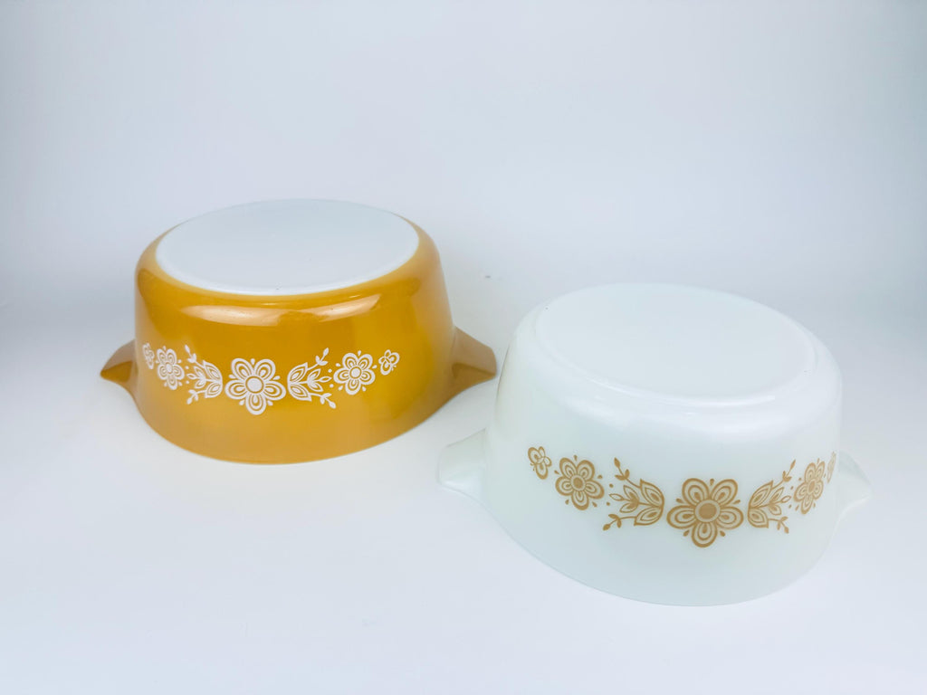 Product image for 'vintage butterfly gold pyrex casserole dishes sold separately' (view 413d92)
