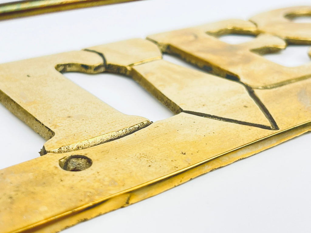 Product image for 'vintage wall mounted brass ties holder' (view d4c333)