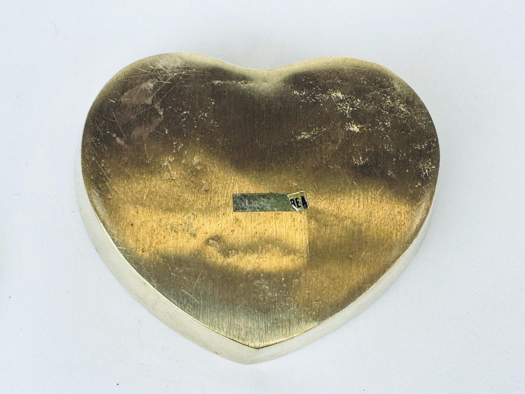 Product image for 'vintage solid brass heart ring trinket dish made in korea' (view 66df56)