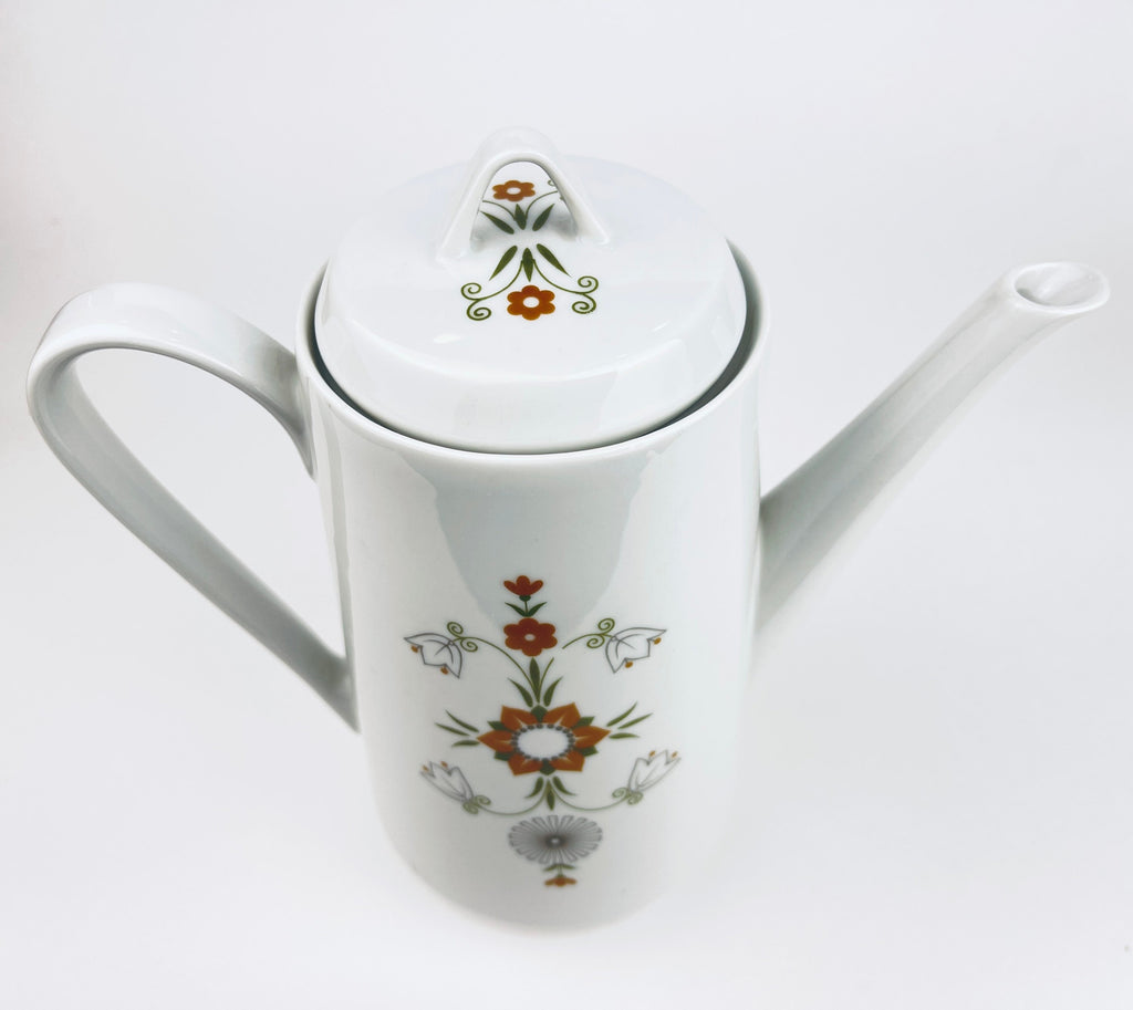 Product image for 'vintage floral pattern tea kettle pot hutschenreuther arzberg bavaria made in germany' (view 9d5f64)