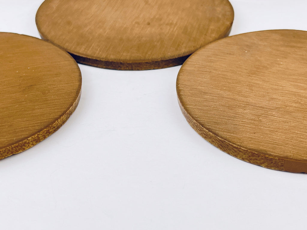 Product image for 'vintage faux wood outdoorsman coaster set set of five 5 pheasant deer fish' (view a17508)