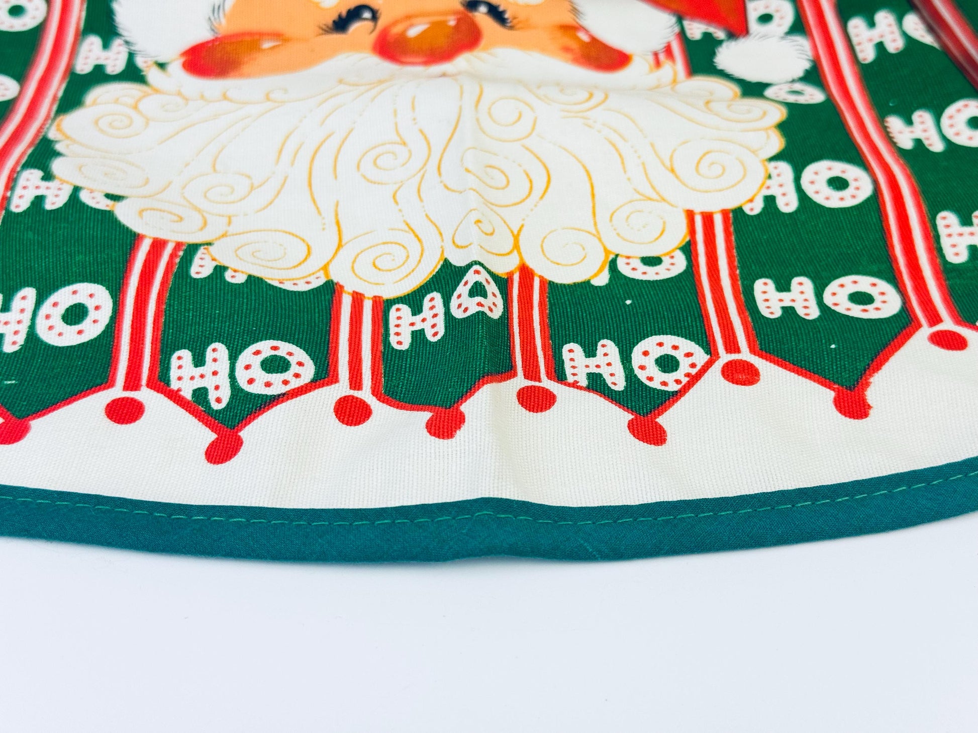 Product image for 'vintage ho ho ho santa christmas waist apron made in canada by kitchenworks' (view 306636)