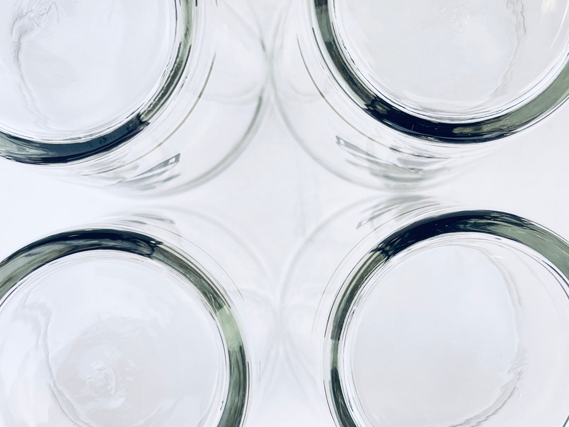 Product image for 'vintage federal bowling glasses set of 4 gold black barware' (view 057945)