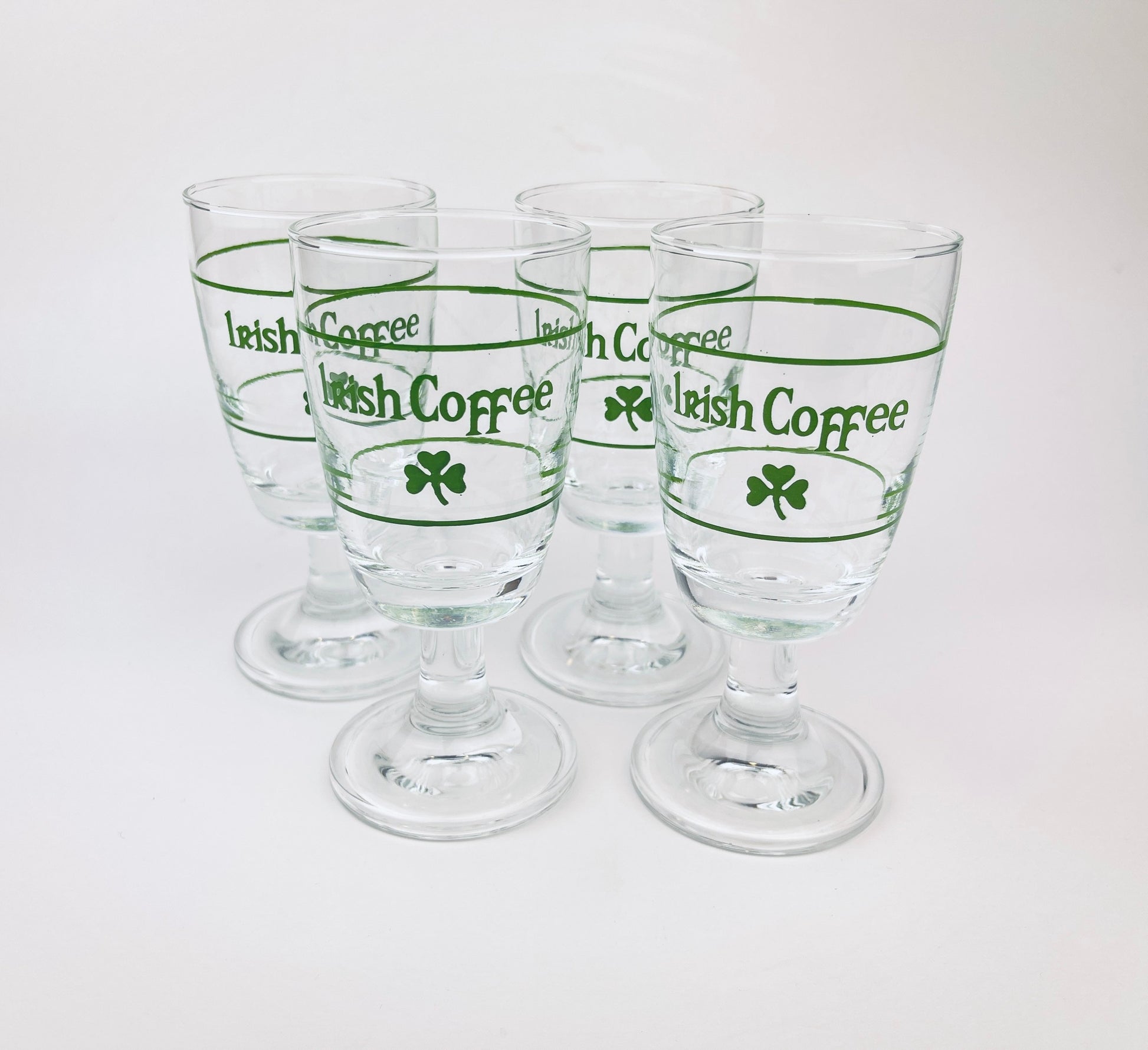 Product image for 'vintage irish coffee glasses set of four 4' (view d6e9ee)