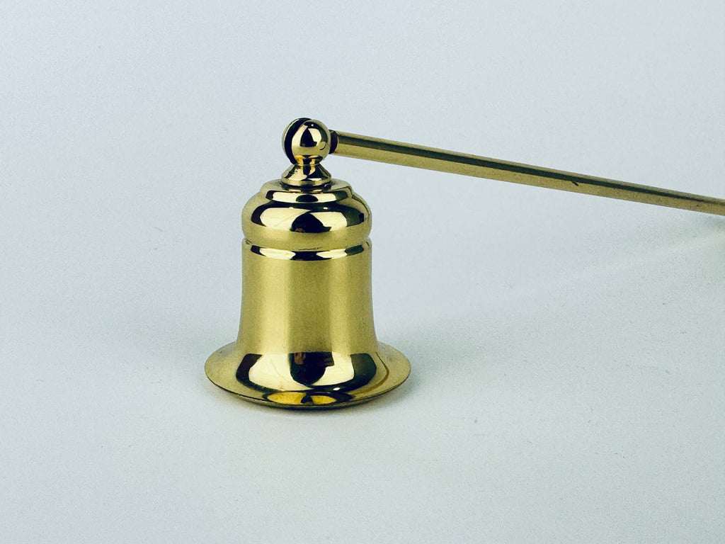 Product image for 'vintage brass candle snuffer douter attractive aged metal patina' (view 79e3a1)