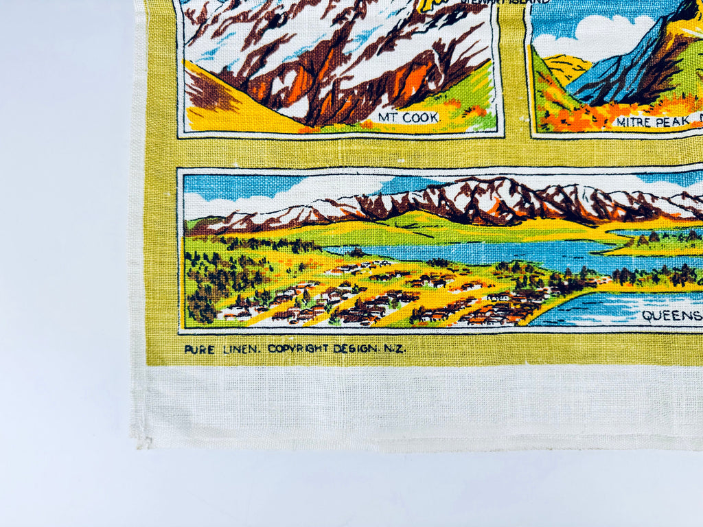 Product image for 'vintage new zealand linen kitchen tea towel new zealand souvenir 1' (view 3ebdb0)