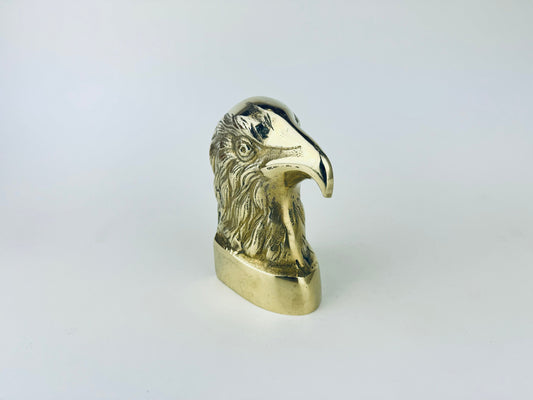 Product image for 'vintage brass eagle bird bookend attractive aged metal patina' (view 039cf9)