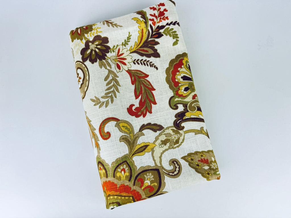 Product image for 'vintage large print floral paisley linen fabric material by mill creek fabrics 40 x 54' (view 6ce287)
