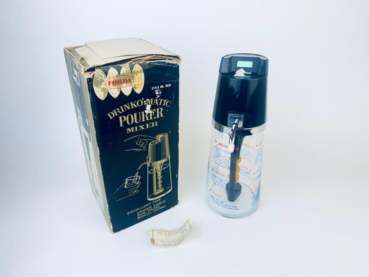 Product image for 'vintage forda drinko matic cocktail drink mixer cordless electric pourer mixer barware gift' (view deaf20)