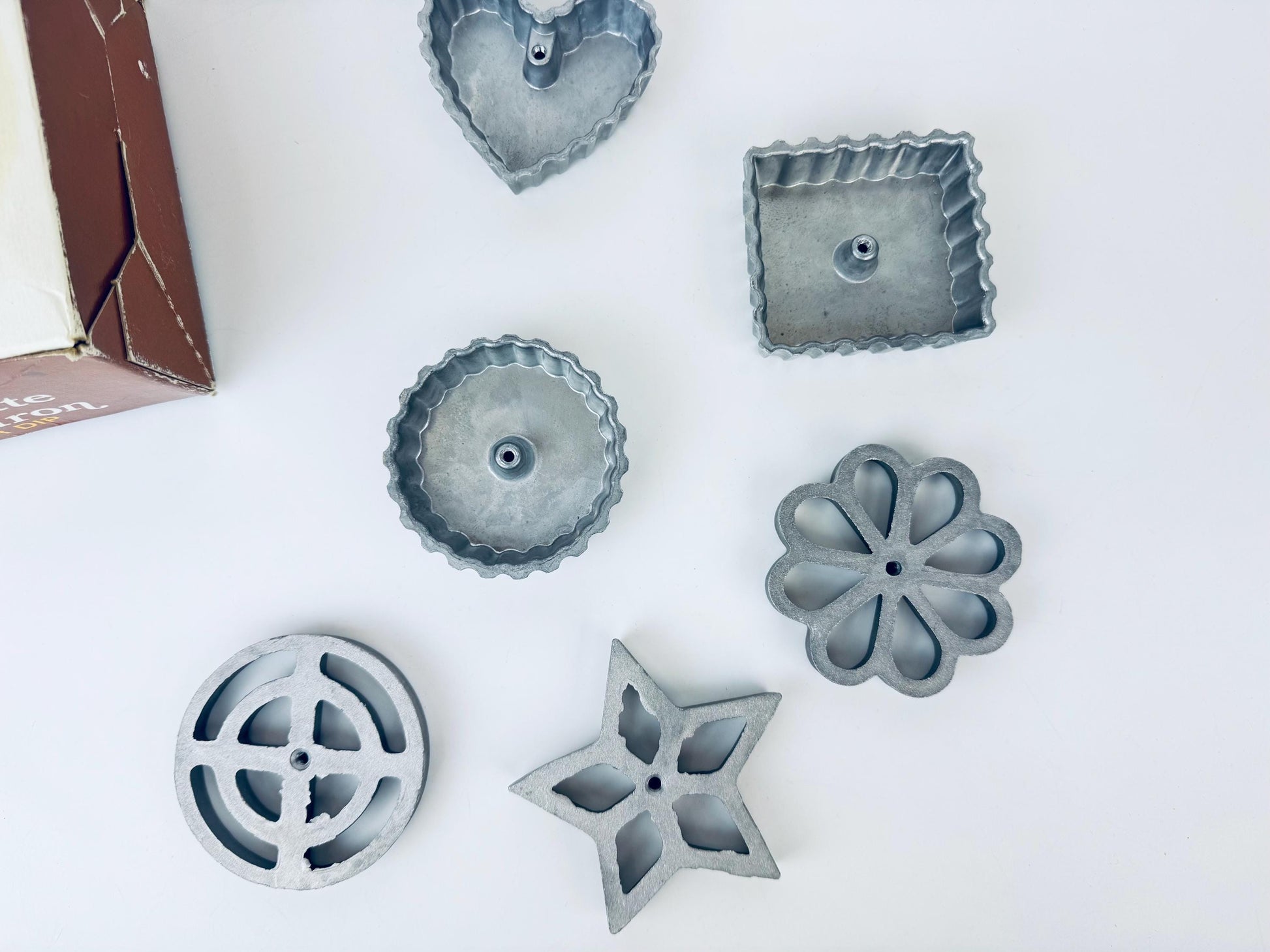 Product image for 'vintage nordic ware rosette timbale iron set scandinavian pastry molds' (view 18aa26)