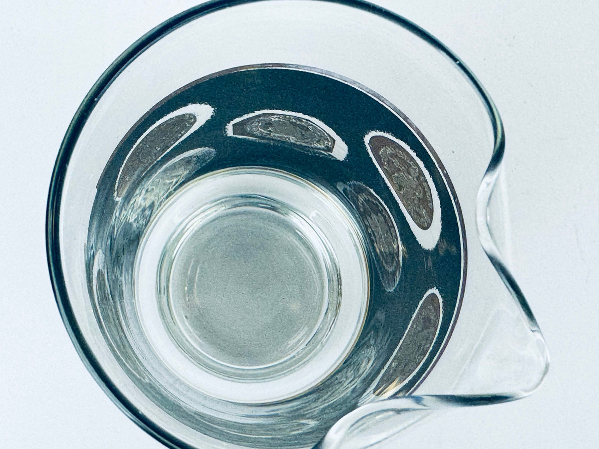 Product image for 'vintage cera black 22 kt gold american coin design glass barware cocktail decanter designed by bob wallack' (view 0177e5)