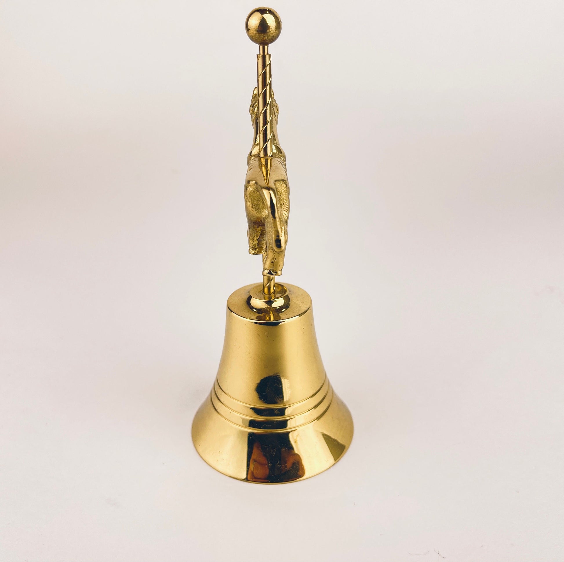 Product image for 'vintage horse carousel brass bell' (view 4279af)