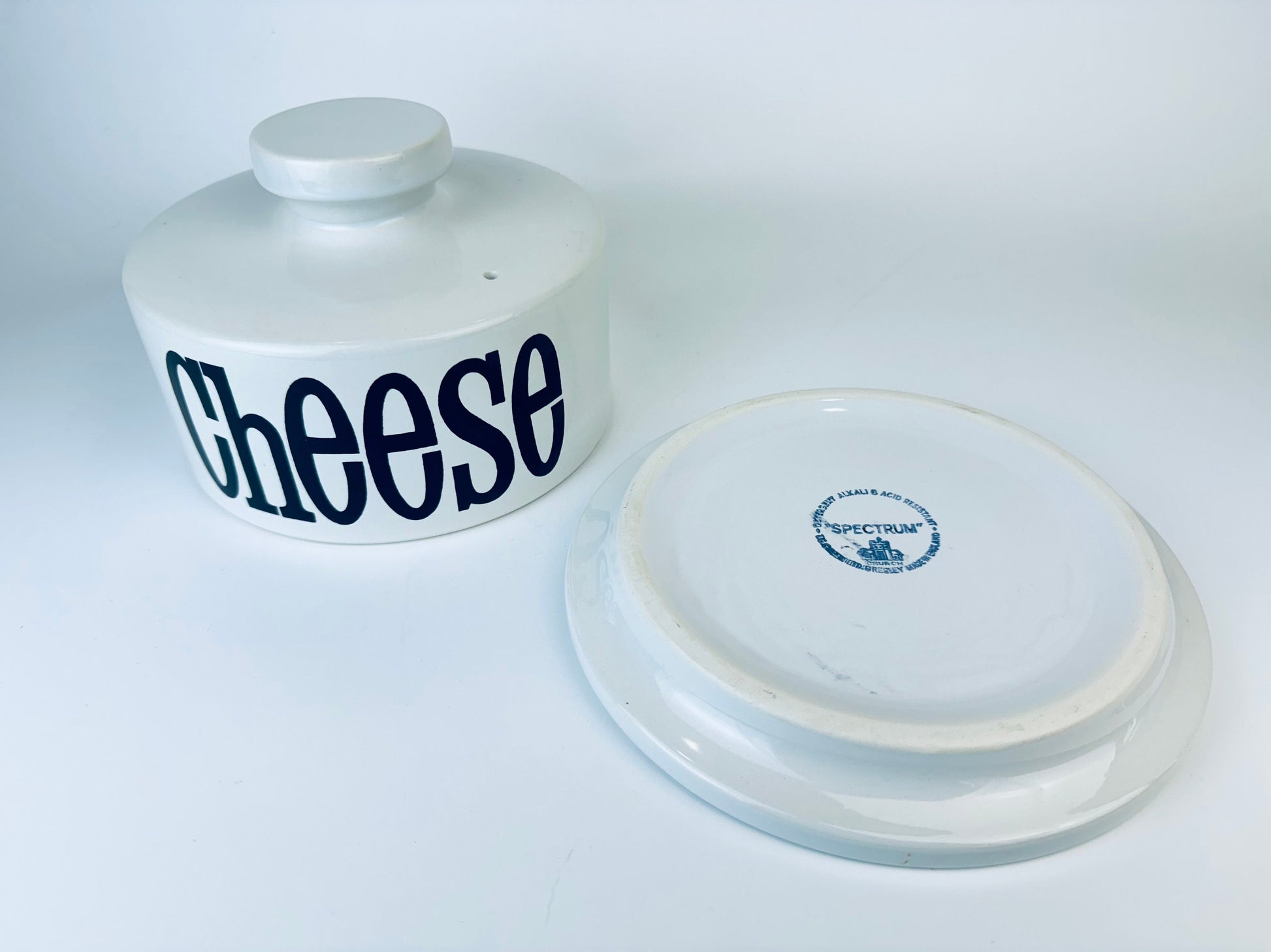 Product image for 'vintage cheese cloche dome server tg green ltd gresley church made in england by spectrum typography gift' (view aef1c6)