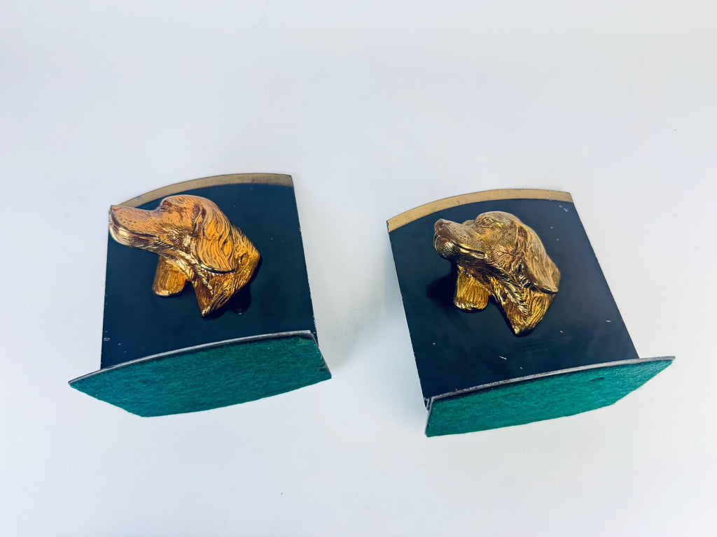 Product image for 'vintage spaniel dog metal bookends set of two 2' (view 9c29ef)
