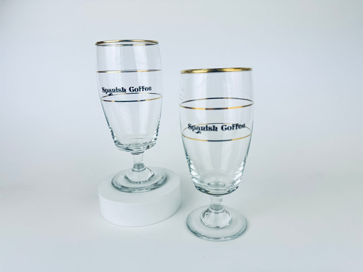 Product image for 'vintage irish spanish coffee gold rimmed goblets sets sold separately' (view 4758da)