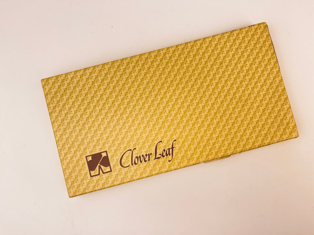 Product image for 'vintage clover leaf floral coasters set of 6 made in uk sears exclusive' (view cb3bf9)