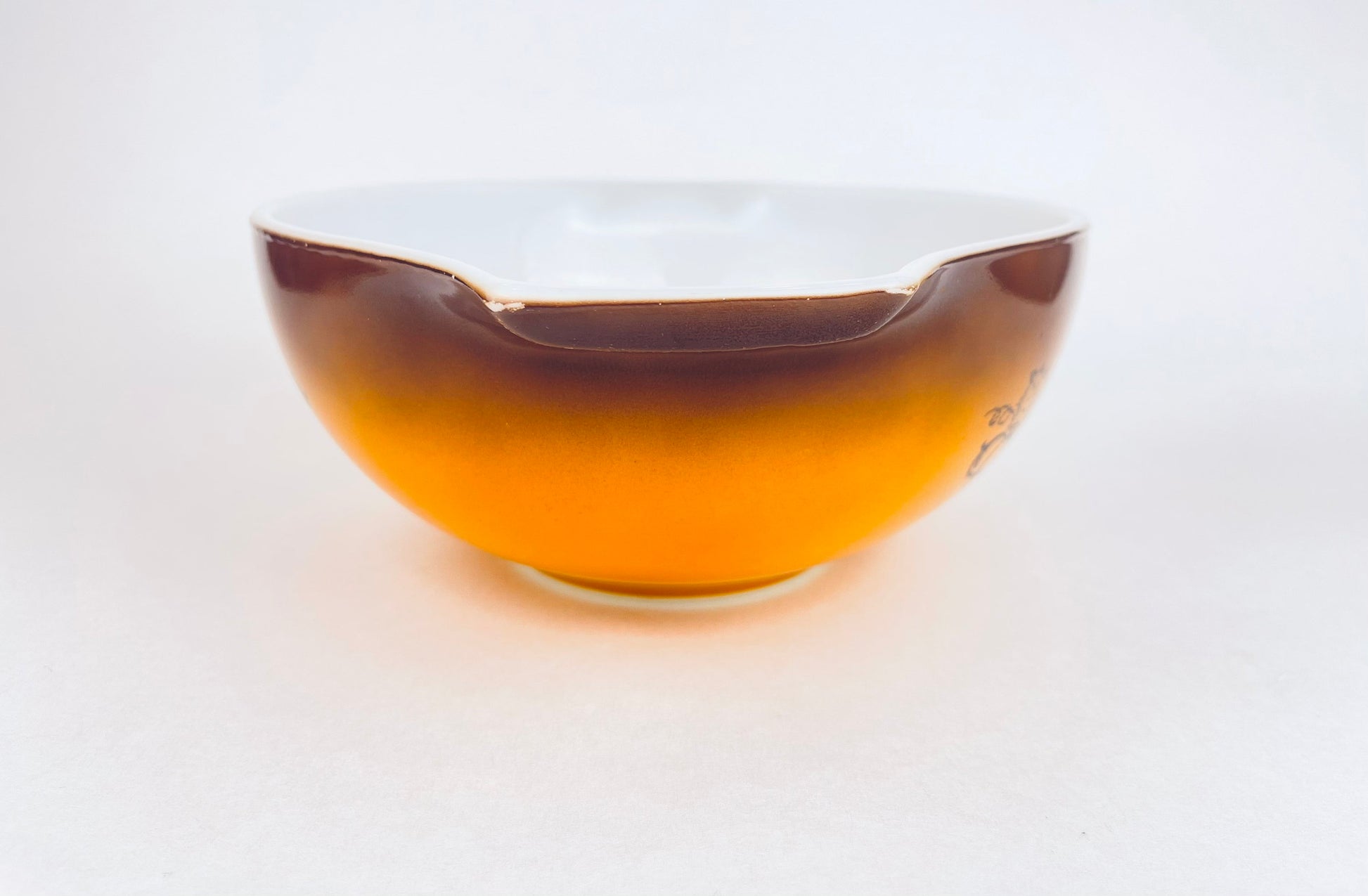 Product image for 'vintage pyrex old orchard 443 cinderella mixing bowl 2 5 qt mid century milk glass' (view 3b19ac)