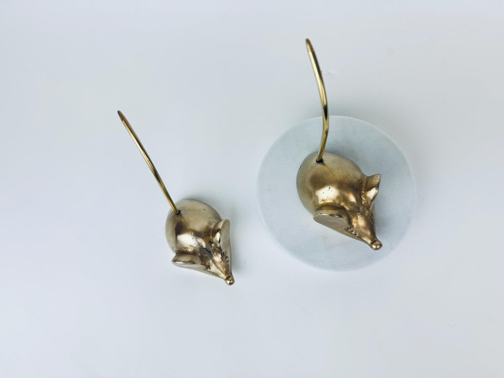 Product image for 'vintage brass mice jewellery holder set of two 2' (view b3dd94)