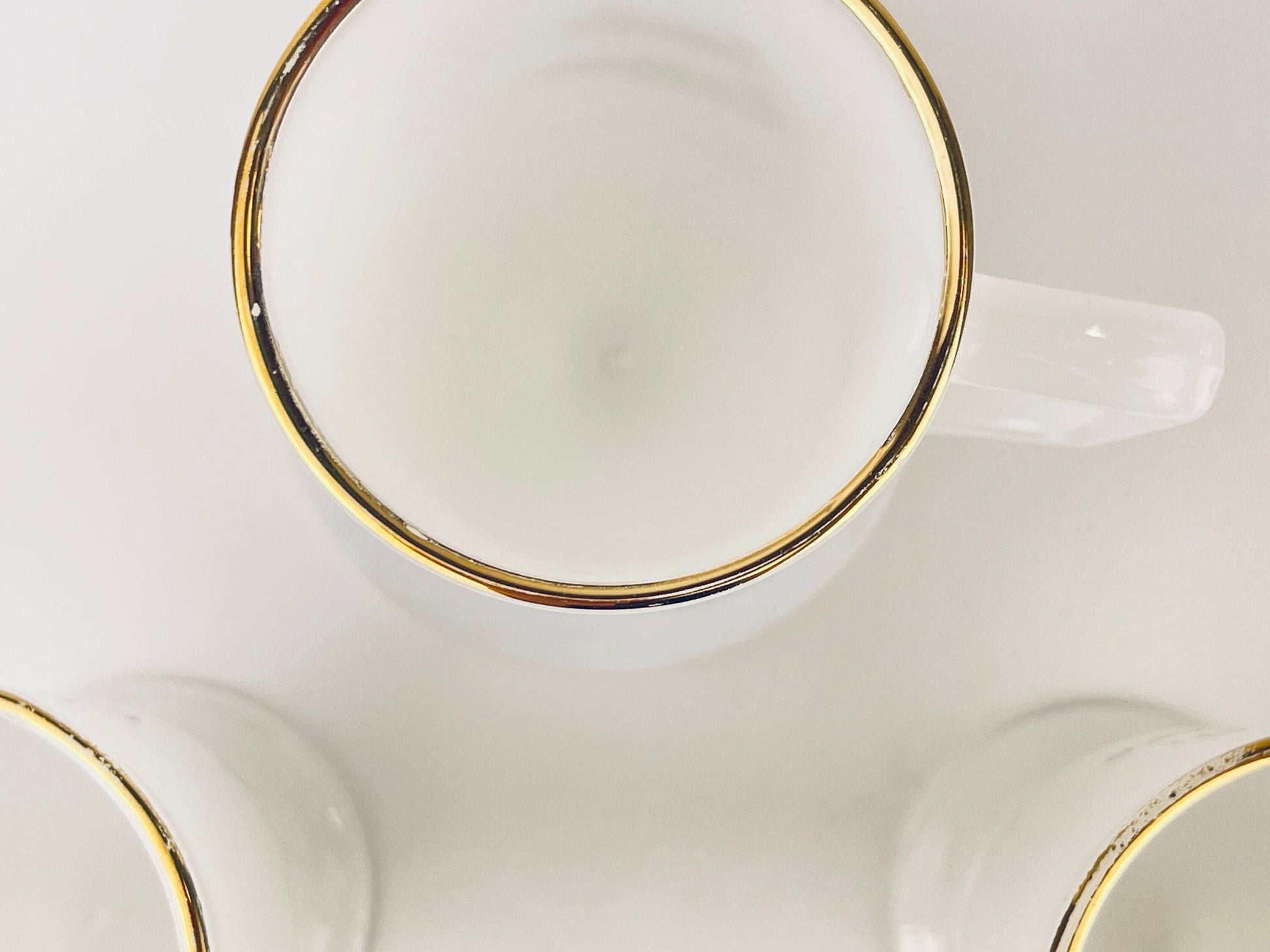 Product image for 'vintage milk glass irish coffee pedestal mugs set of three 3' (view 1d5a82)