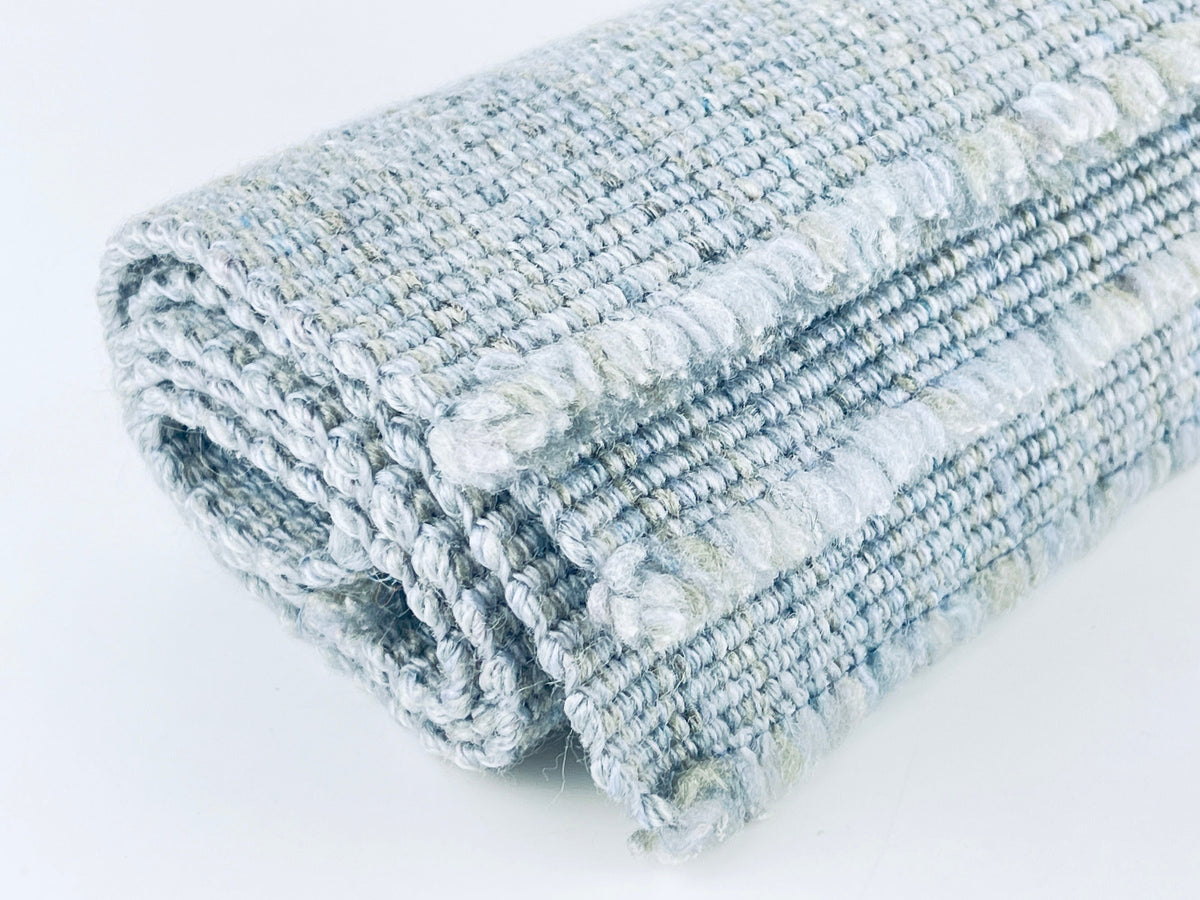 Product image for 'vintage rectangular grey blue stripped fringe style place mats set of three 3' (view 5b6a8d)
