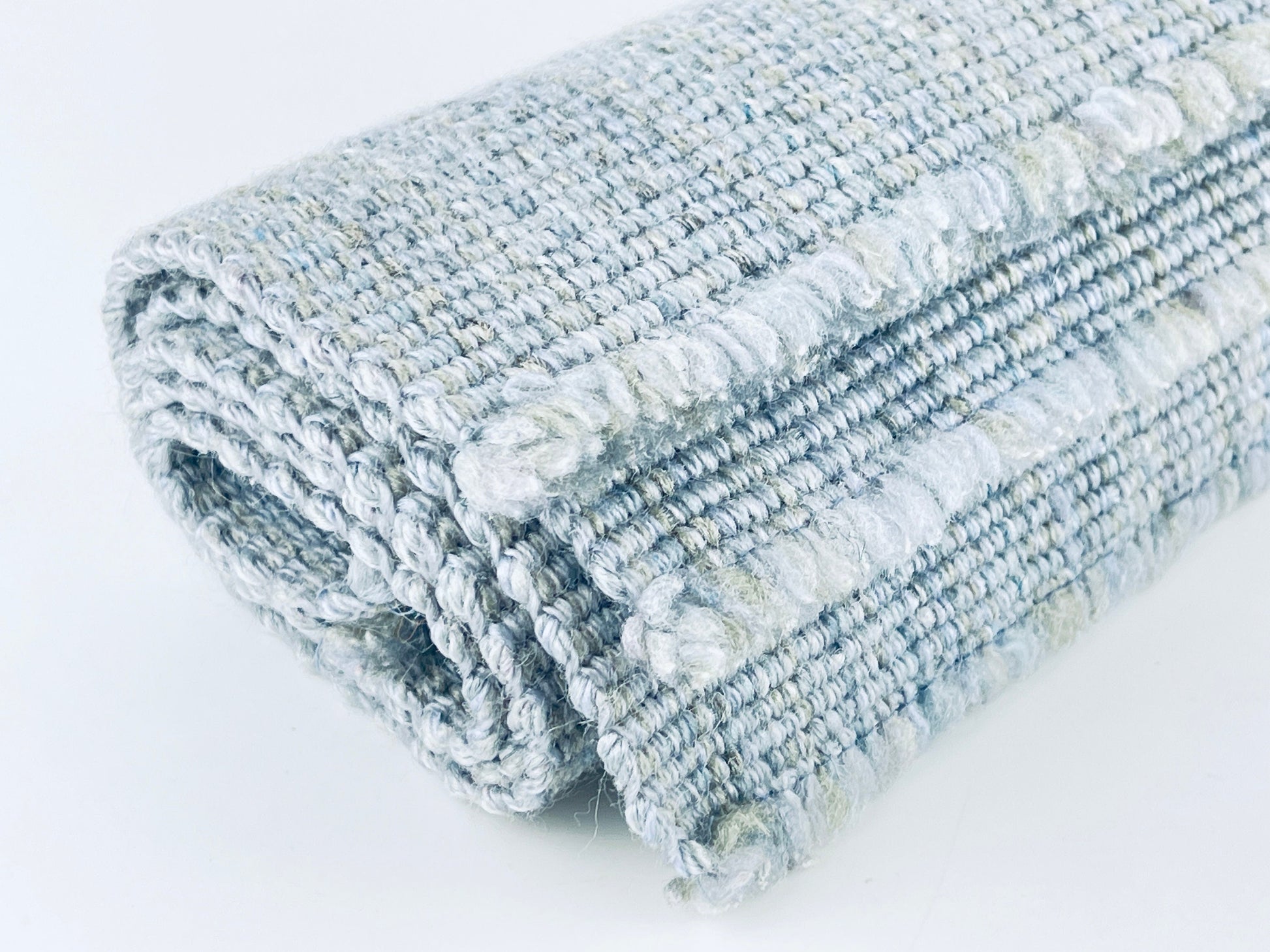 Product image for 'vintage rectangular grey blue stripped fringe style place mats set of three 3' (view 5b6a8d)
