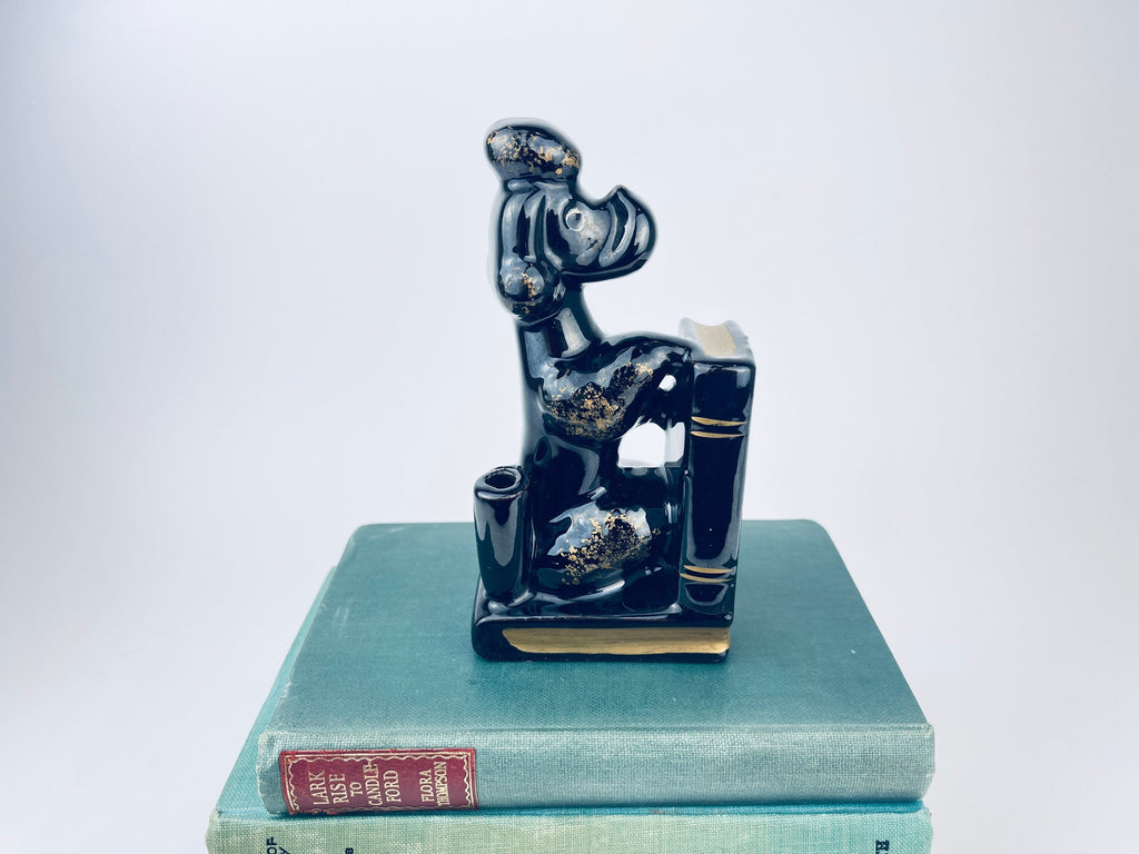 Product image for 'vintage kitsch poodle bookend pen pencil holder made in japan' (view 2976ef)